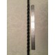 1 Single Black Iron Metal Barley Twists Baluster Balustrade Stair Spindle 1m long x 12mm Plain Bars 